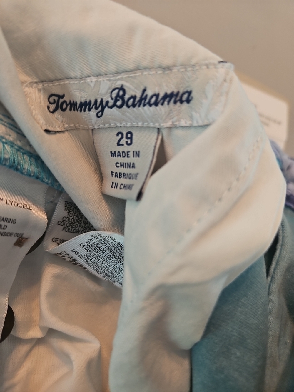 Tommy Bahama Light Blue Women's Bermuda Shorts - Picture 6 of 7